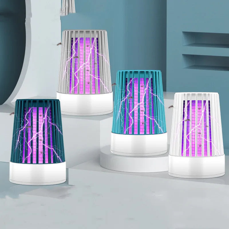 Electric Shock UV Mosquito Killer Lamp - USB Bugs Zapper Light, Non Toxic and No Radiation Lamp(random colour )