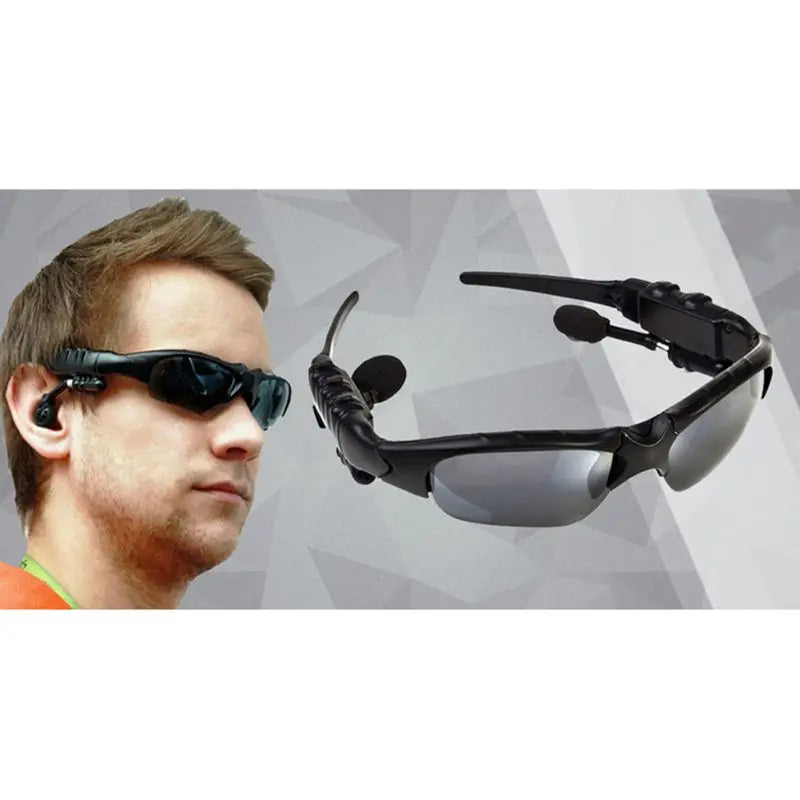 Bluetooth sun glasses with headphones connect with Mobile and talk