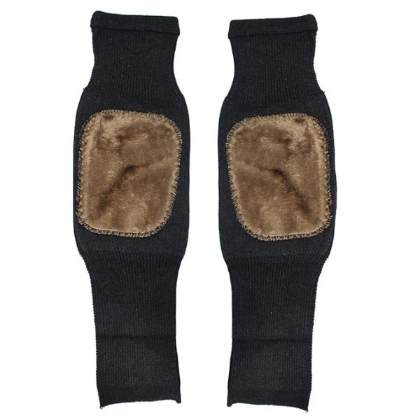 (1Pair) Knee Warmer Woollen Knee Cap For Men And Women (random Design and color)
