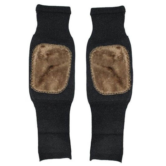 (1Pair) Knee Warmer Woollen Knee Cap For Men And Women (random Design and color)