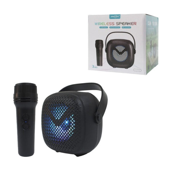 GREATNICE WIRELESS SPEAKER PORTABLE MICROPHONE BIG SOUND VOICE CHANGER MIC HD SOUND WIRELESS TECNOLOGY | Wireless Bluetooth |