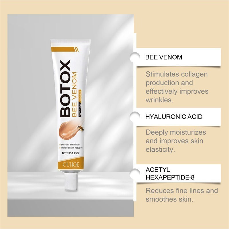 (Buy 1 Get 1 Free) Botox Bee Venom Whitening & Moisturizing Cream – Anti-Aging, Brightening & Skin Firming Facial Care (100g)