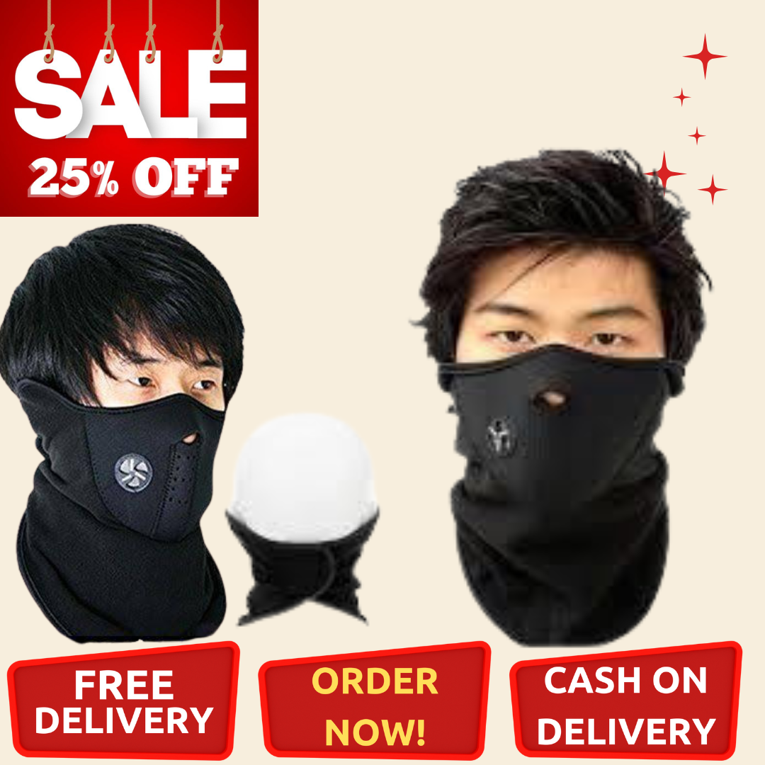 1 Pc Fleece Face Mask