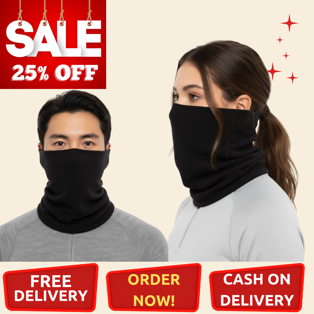 1 Pc Fleece Neck Warmer for Men and Women