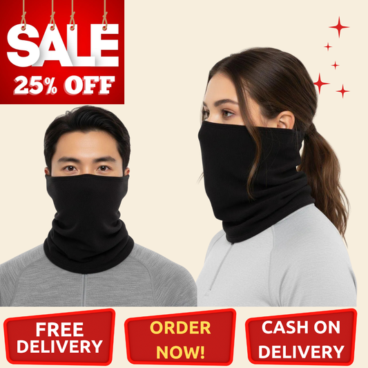 1 Pc Fleece Neck Warmer for Men and Women
