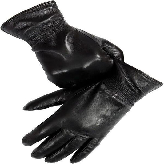Premium Leather Bike Gloves - 1 Pair | Durable & High Quality